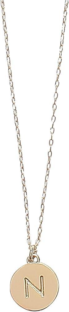 kate spade new york Gold Initial Mini Pendant | Amazon (US)