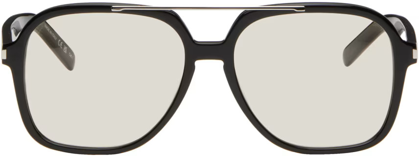 Black SL 545 Glasses | SSENSE