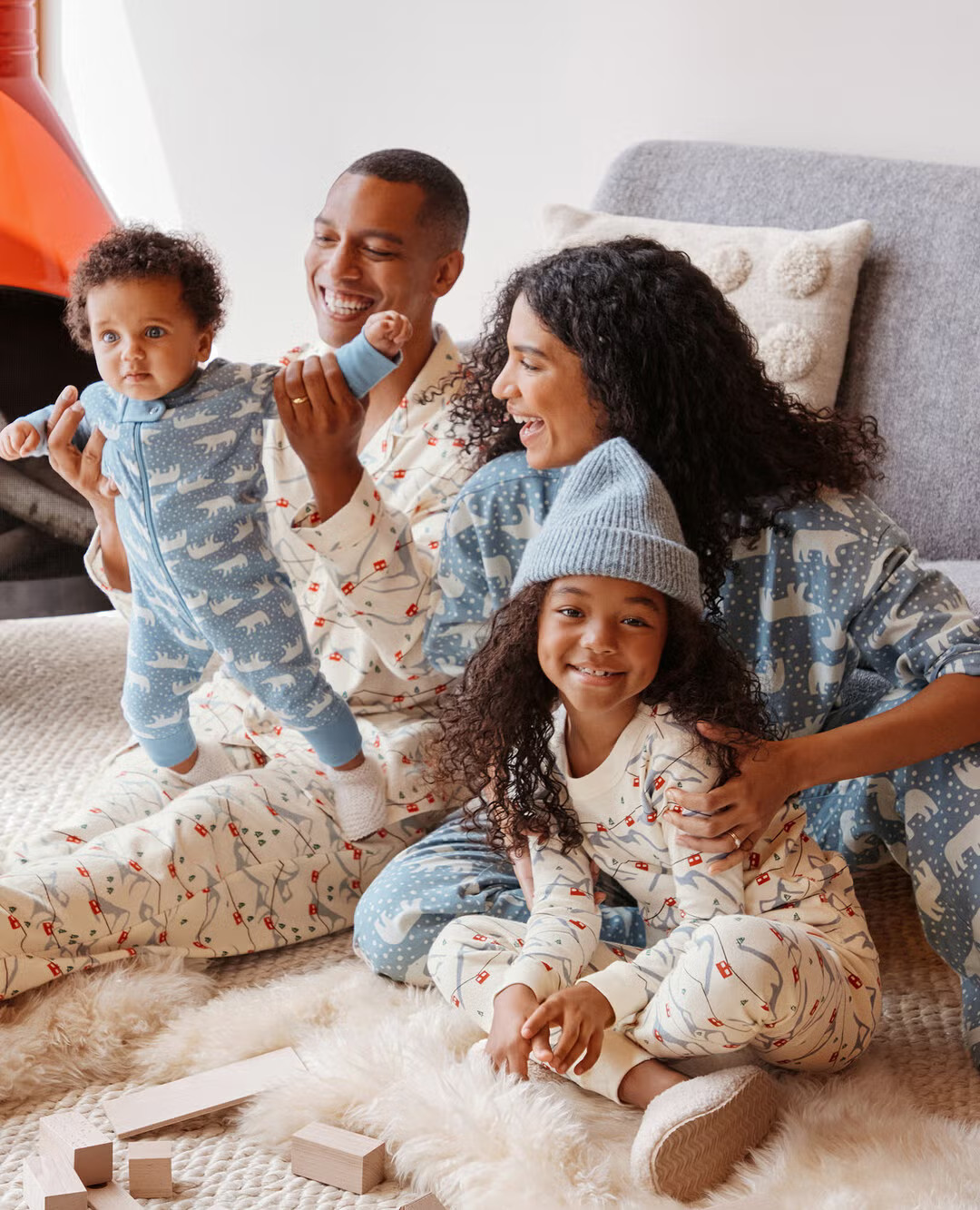 Holiday Polar Bear Matching Family Pajamas | Hanna Andersson