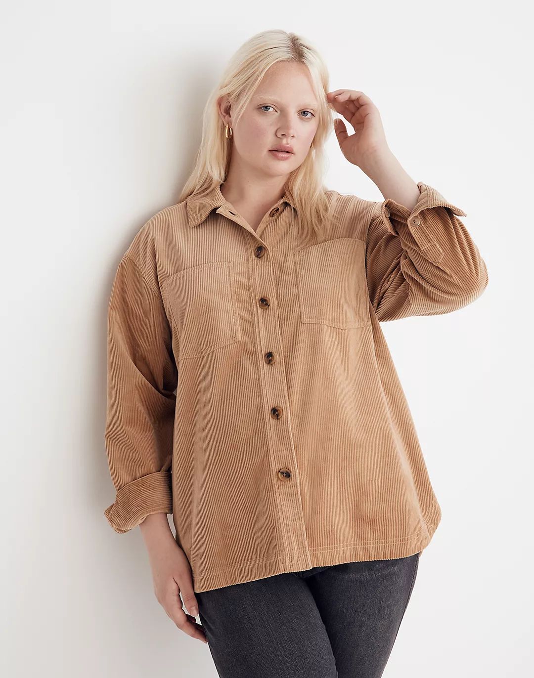 Corduroy Kentwood Oversized Shirt-Jacket | Madewell