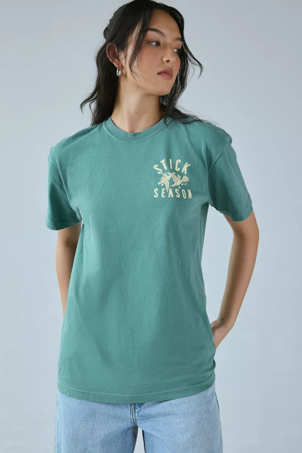 Noah Kahan Short Sleeve Stick Season Duck Graphic Tee | Urban Outfitters (US and RoW)