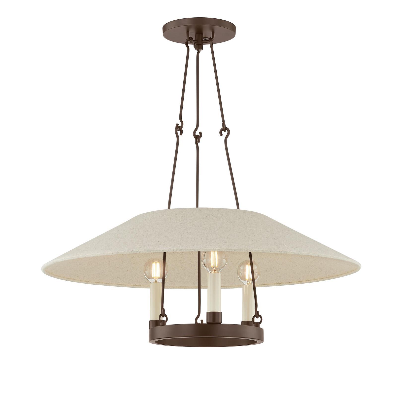 Lauren Liess Archive 25 Inch 3 Light LED Chandelier by Troy Lighting | 1800 Lighting