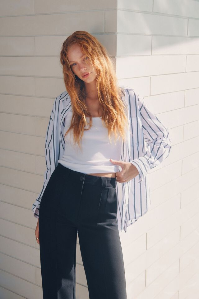 Dita Scoop Tank Top | Dynamite Clothing