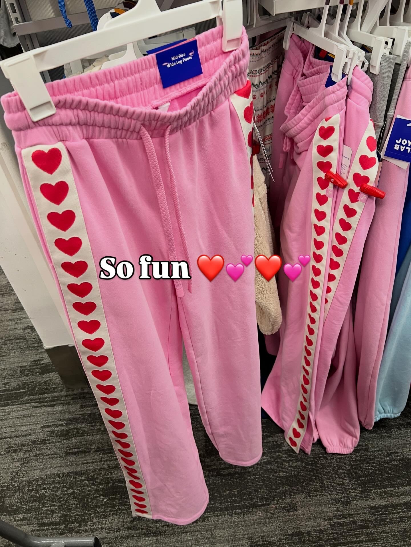 Wide leg sweatpants at with the cutest heart detail! #target fashion finds 

#LTKFindsUnder50