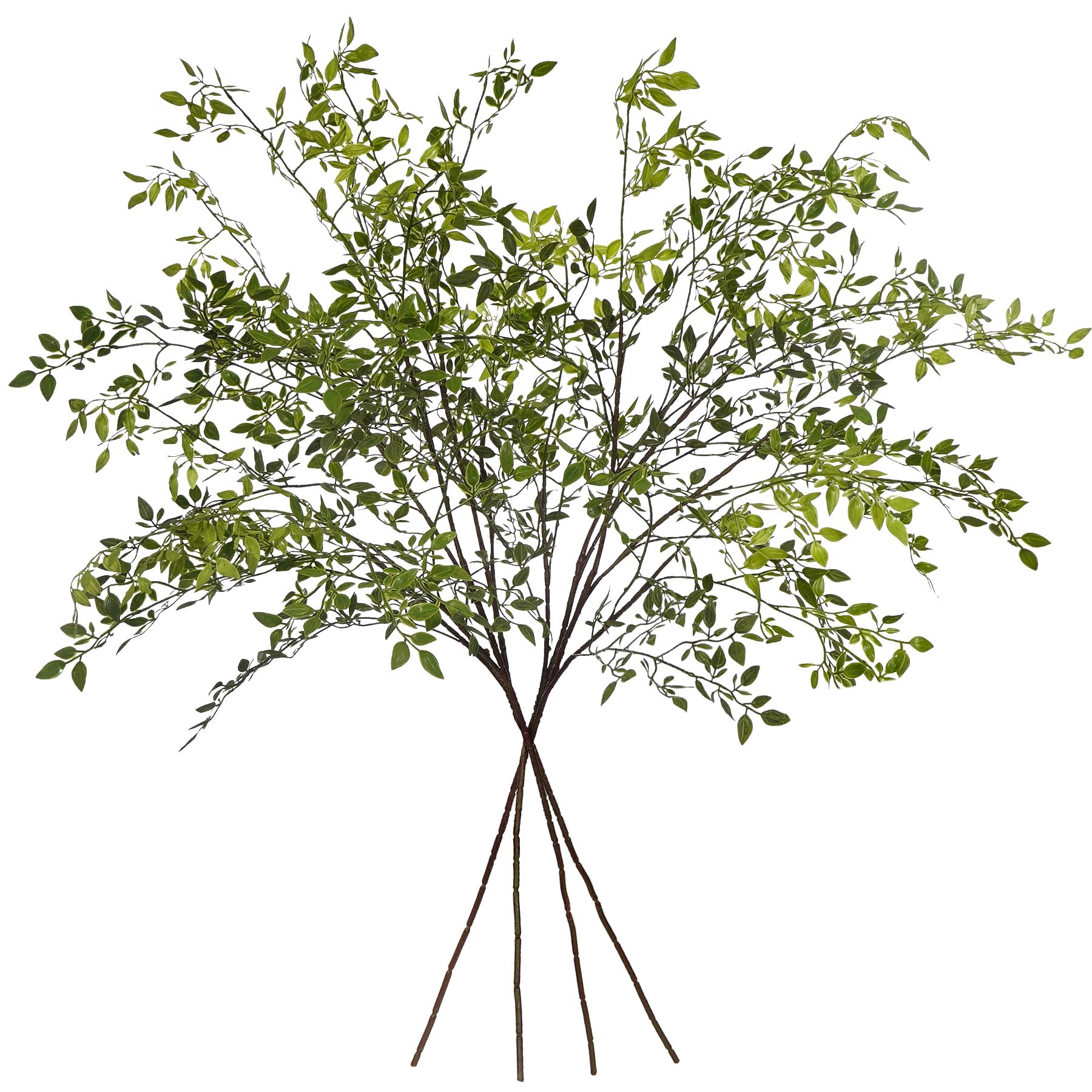 Fake Plants Eucalyptus Stems,Plastics Ficus Stems for Vase Artificial Plants,Greenery Stems Branc... | Amazon (US)