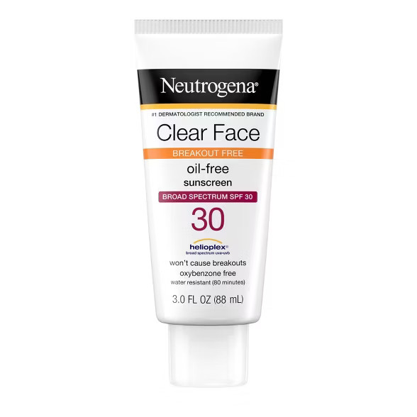 Neutrogena Clear Face Liquid Sunscreen Lotion - 3 fl oz | Target