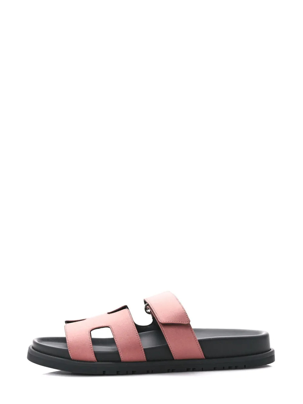 Hermès Pre-Owned Chypre Satin Sandals - Farfetch | Farfetch Global