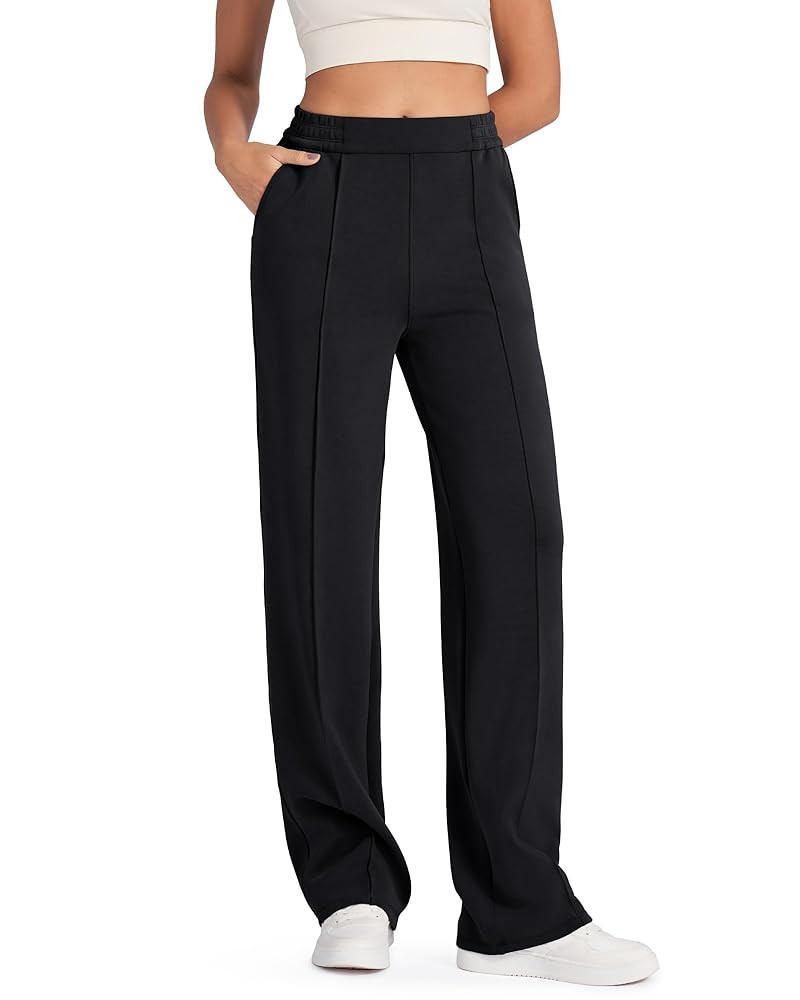 G4Free Smoofit Modal Soft Women Wide Leg Sweatpants with Pockets Yoga Pants Casual Lounge Trouser... | Amazon (US)