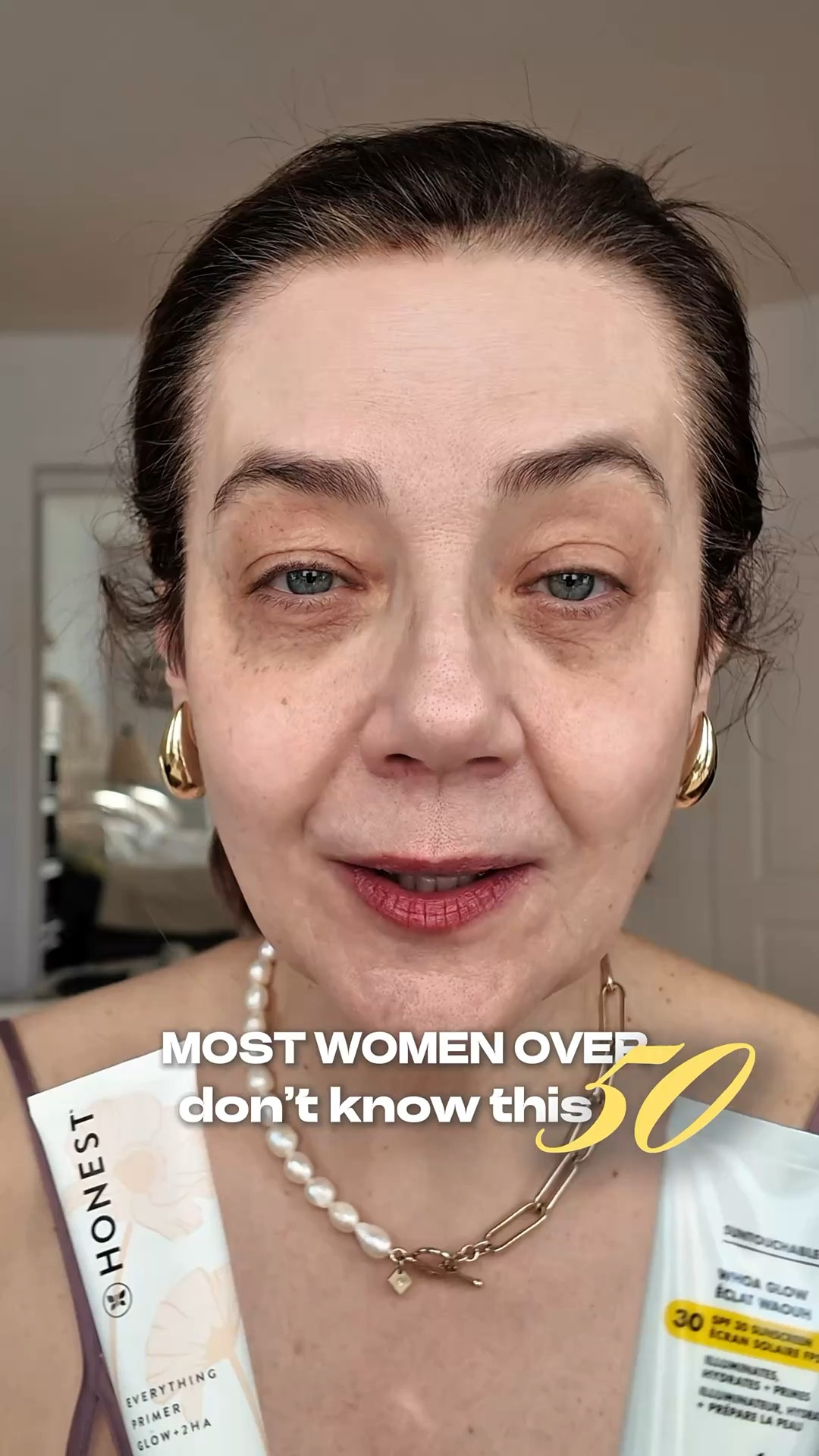 You landed on my Makeup 101 series — Episode 2.
Check Episode 1 if you missed it.

Most women over 50 skip this step before foundation… and it makes a huge difference.

Before applying foundation, try using a radiant primer first.

It smooths the skin, adds luminosity, and helps foundation sit better instead of looking dry or flat. The soft glow underneath makes skin look more radiant — and radiant skin always looks younger.

It’s one small step, but it can completely change how your foundation looks on mature skin.

And if you choose a radiant primer with SPF - it’s an added bonus .

If you have more visible texture or larger pores, you may want to lightly set those areas with a little powder after applying your makeup, since radiant primers can sometimes make pores appear more pronounced.

Share this with a friend who thinks their foundation always looks dull or patchy.

#makeupover50 #matureskinmakeup #foundationtips #radiantskin #makeup101


#LTKbeauty