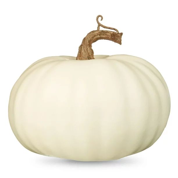 Way to Celebrate Harvest Short Natural Pumpkin Cream with Speckles 6” x 5” - Walmart.com | Walmart (US)