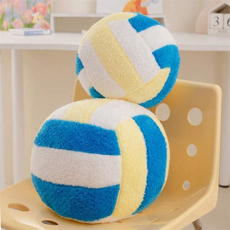 Volleyball Sports Pillow Fluffy Soft Throw Pillow Durable Sport Basketball Plush Pillow Gift For Room Decoration | SHEIN