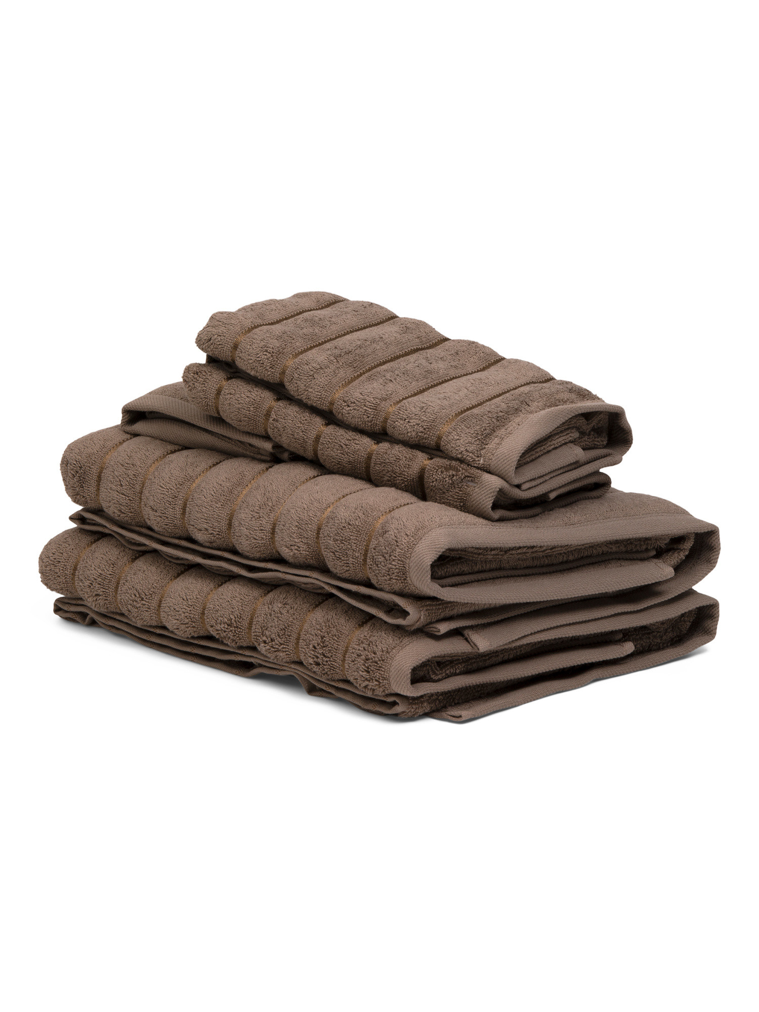 Made In Turkey 6pc Vague Towels Set | TJ Maxx