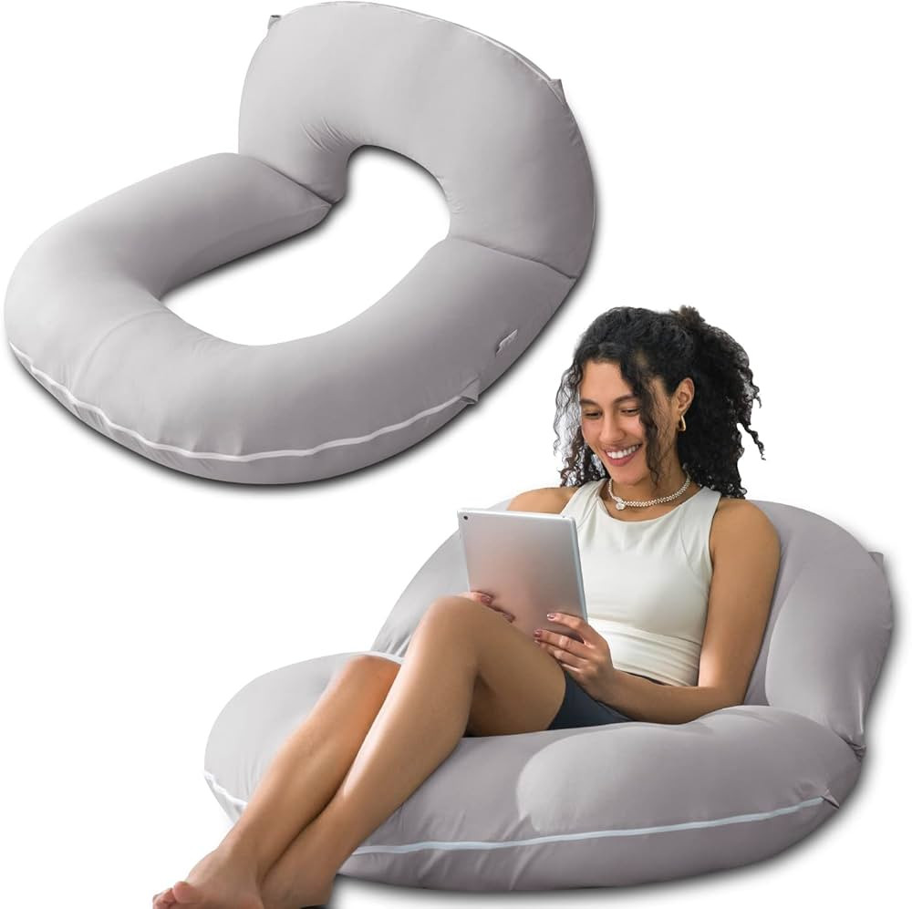INSEN Reading Pillow, Back Pillow for Sitting in Bed for Reading, Nurse & Relax, Reading Pillow f... | Amazon (US)