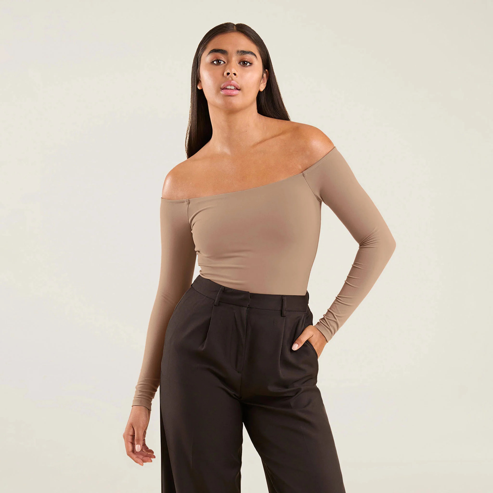 Off The Shoulder Bodysuit | nuuds