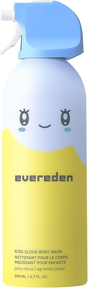 Evereden Kids Foam Soap, Cloud Body Wash (6.7 fl. oz., Juicy Citrus): Spray, Shape & Splash: The ... | Amazon (US)
