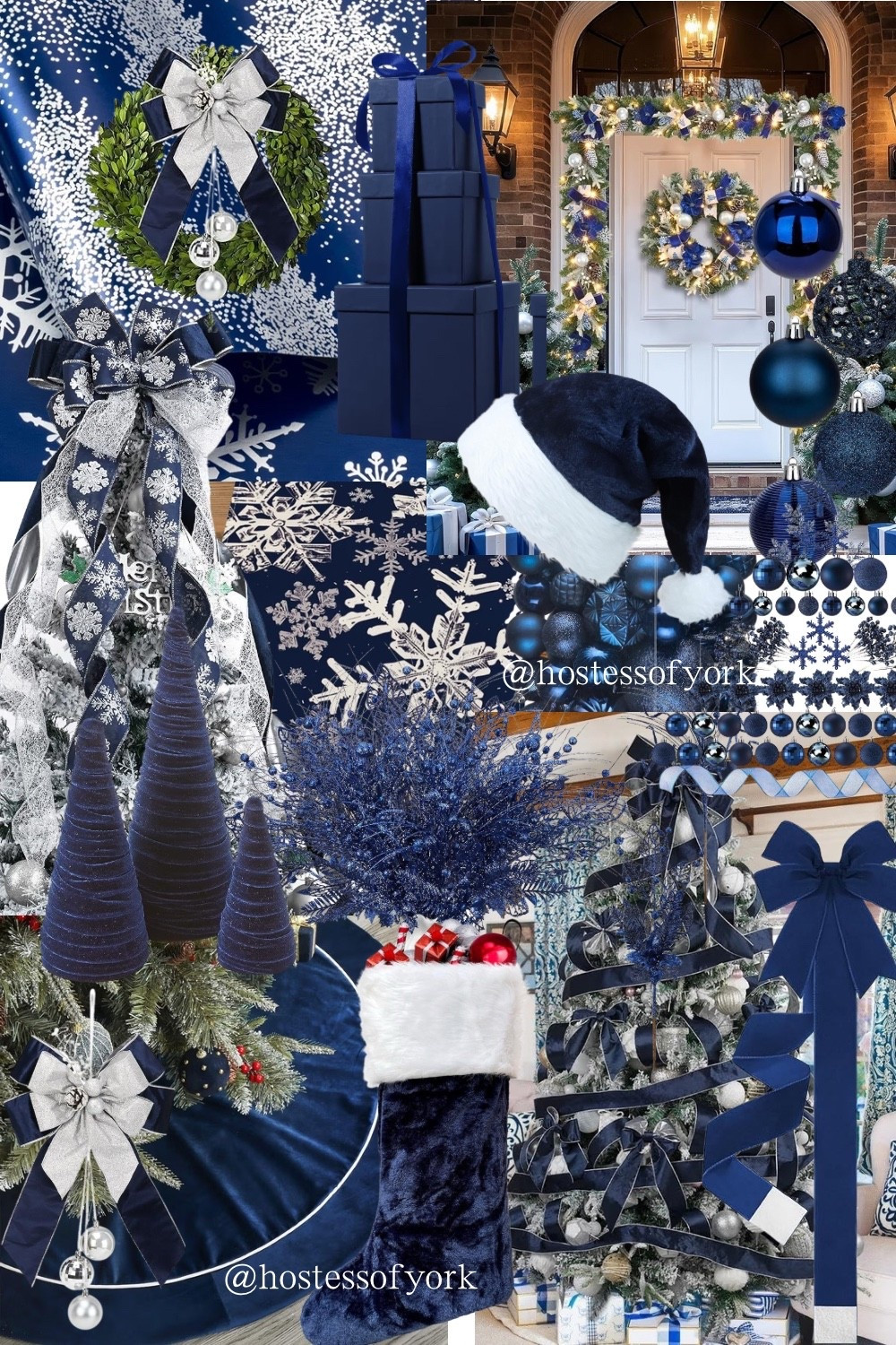 Navy blue Christmas decor!

#decorations #santa #snow #gifts #giftguide #silver #ornaments #trees #stocking #christmas #holidays 

#LTKGiftGuide #LTKHoliday #LTKSeasonal