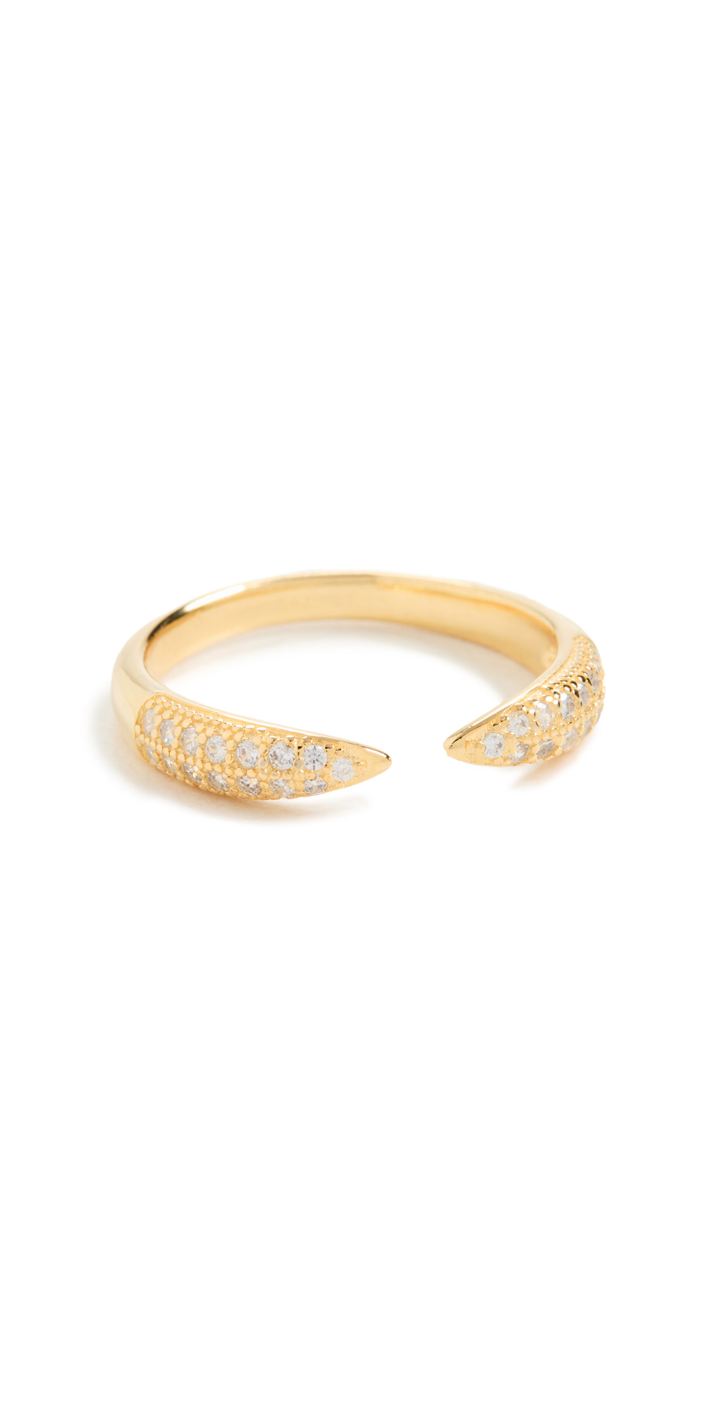 Adina's Jewels Pave Open Claw Ring | Shopbop