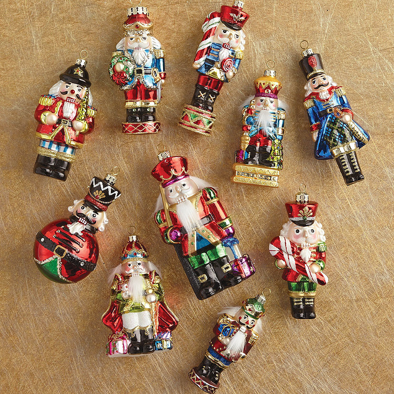 Set of 10 - Luxury Ornament Set - Nutcracker Ornaments - Frontgate - Christmas DÃ©cor | Frontgate