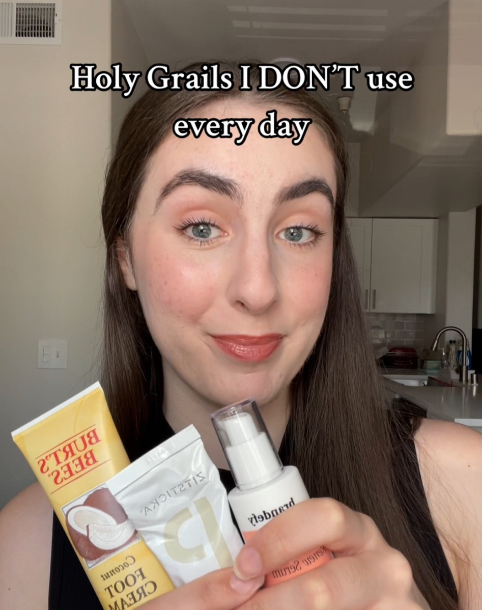 Holy grail skin care and body care products I don’t use every day, because they are for special occasions! The Zitsticka pore vac clears my pores and gets rid of acne in two days or less. The Brandefy serum brings the luster back to my skin. The Burt’s bees coconut foot cream is industrial strength and gives you baby soft feet. Brandefy link in TT bio!

#LTKbeauty