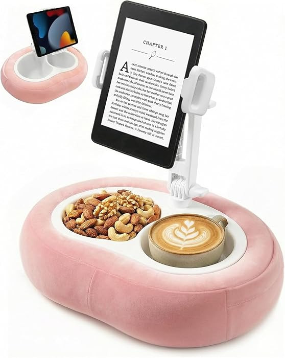 Tablet Pillow Stand, Compatible with 5"-12.9" Kindle, iPad, Phone/Tablet, Google, Samsung, 360° ... | Amazon (US)