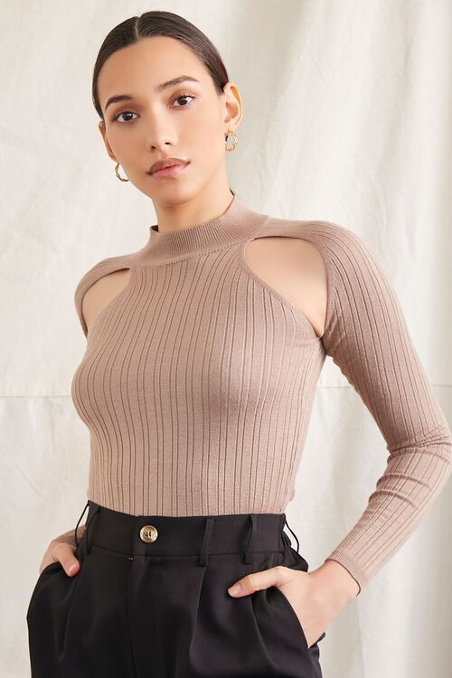 Ribbed Cutout Sweater | Forever 21 (US)