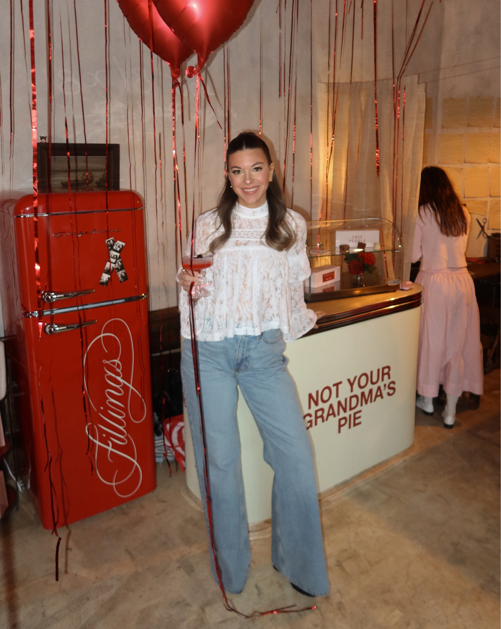 Free people event at New York fashion week. white lace top paired with jeans and boots.

Electric picks code: emerson20
Vivrelle code: emersonhannon
Colleen code: emerson10

Wearing my usual small/25

Date night
Girls night
Lace top
Casual
Everyday
Workwear
Spring party
Valentines

#LTKNYFW #LTKValentine #LTKgrwm