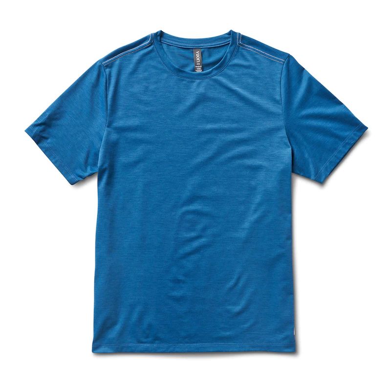 Current Tech Tee | Pool Blue | Vuori Clothing