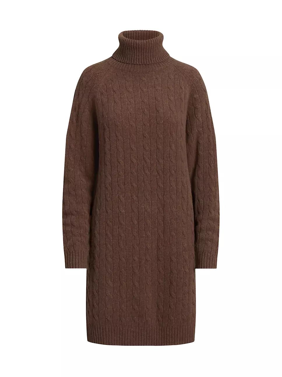 Wool-Cashmere Cable-Knit Sweaterdress | Saks Fifth Avenue