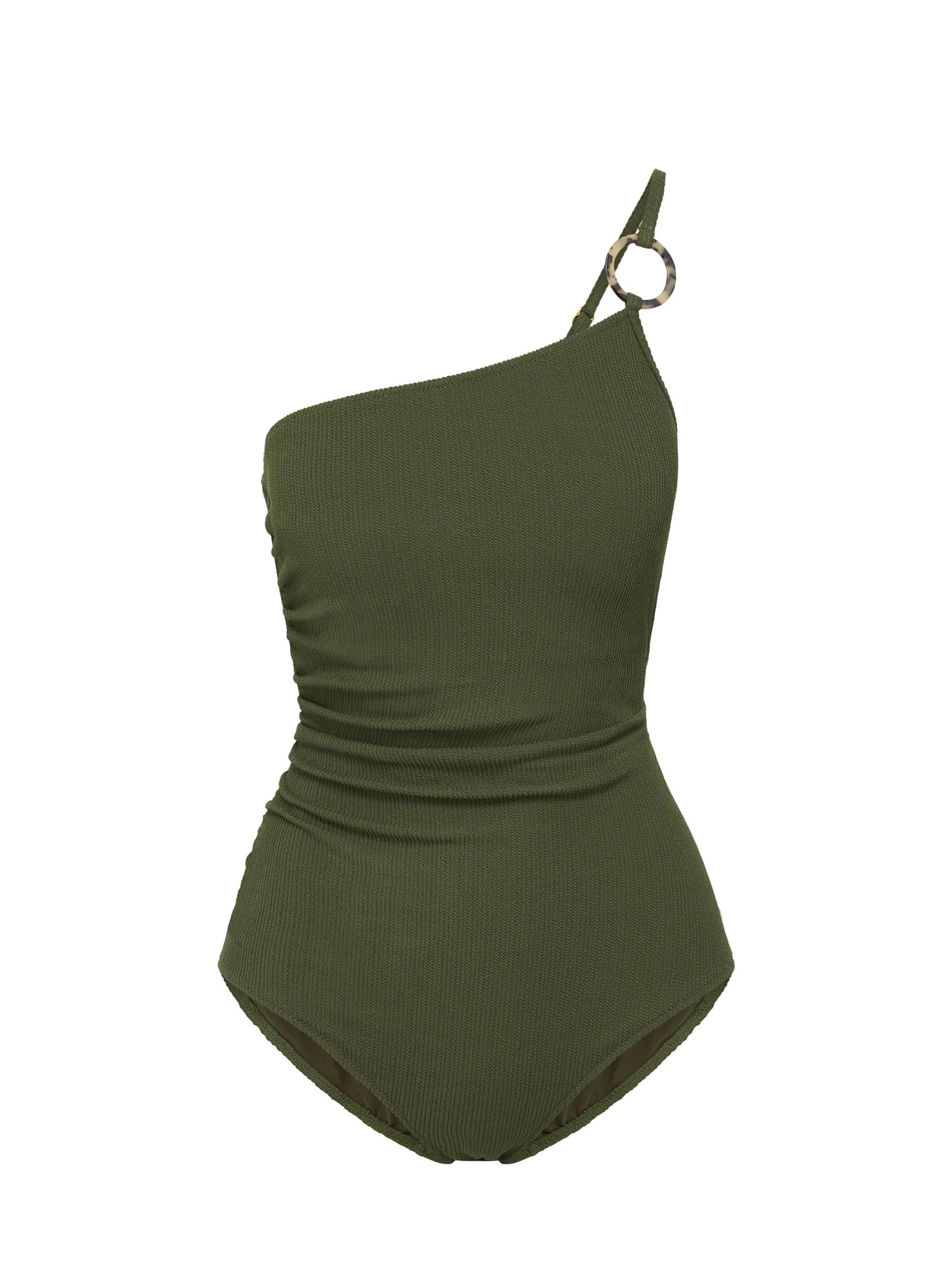 Kara One Piece Olive Textured Stripe | Change of Scenery