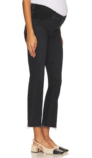 Maternity Claudine Straight in Black Lotus | Revolve Clothing (Global)