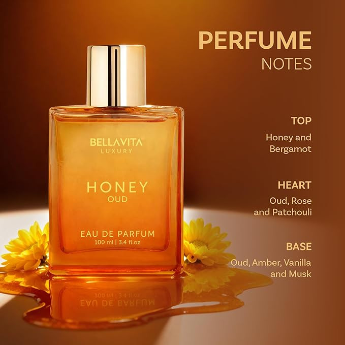 Bellavita Luxury Honey Oud Eau de Parfum | 100 ml (3.4 fl.oz.) | Perfume for Men and Women | Swee... | Amazon (US)