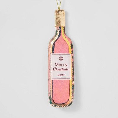 Wine Bottle Christmas Tree Ornament - Wondershop&#8482; | Target