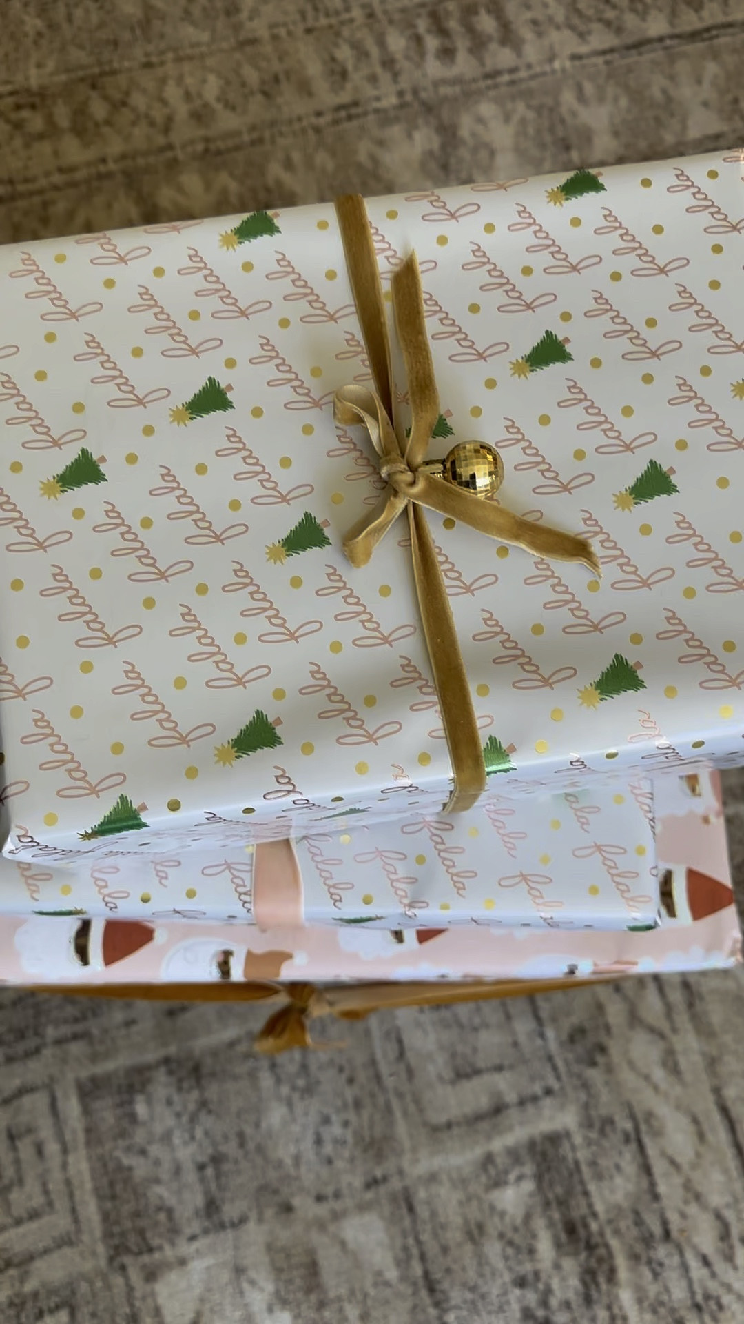 Bright, modern, and fun wrapping paper, black Santa wrapping paper, Christmas decor 

#LTKSeasonal #LTKHoliday #LTKGiftGuide