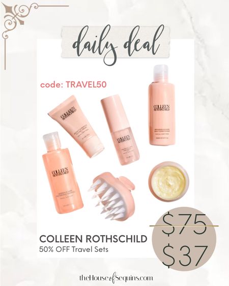 Colleen Rothschild 59% OFF Travel sets with code TRAVEL50

Follow my shop @thehouseofsequins on the @shop.LTK app to shop this post and get my exclusive app-only content!

#liketkit 
@shop.ltk
https://liketk.it/4HQsY