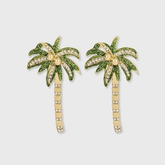 SUGARFIX by BaubleBar 'Seas The Day' Statement Earrings - Green | Target