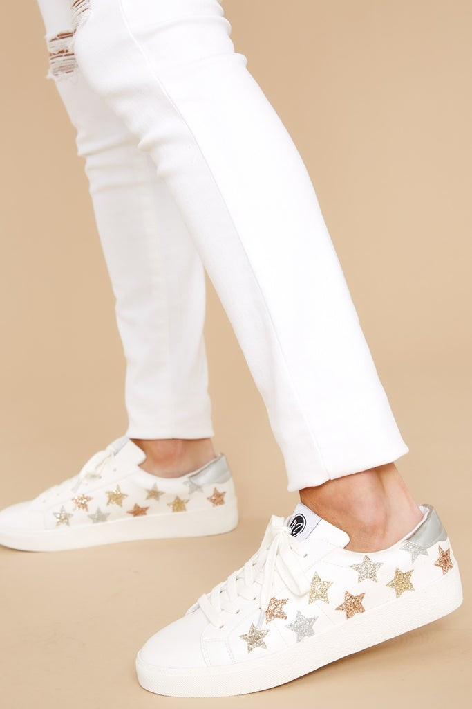 Command Metallic Multi Sneaker | Red Dress 