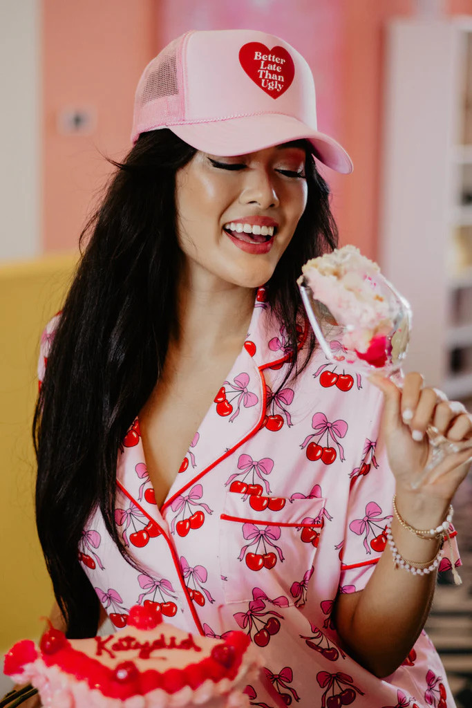 Better Late Than Ugly Foam Trucker Cap | Katydid.com