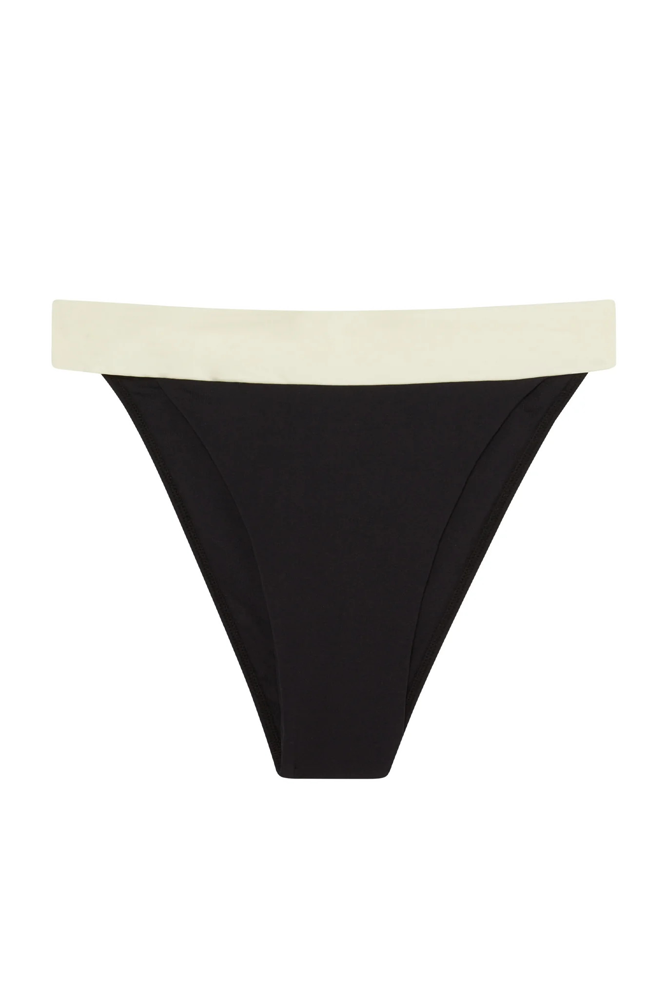 Argentina Bottom - Black/Ivory | Monday Swimwear