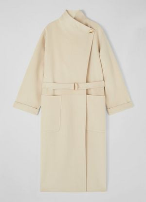 Florentin Beige Double-Faced Wool Coat | L.K. Bennett (UK)