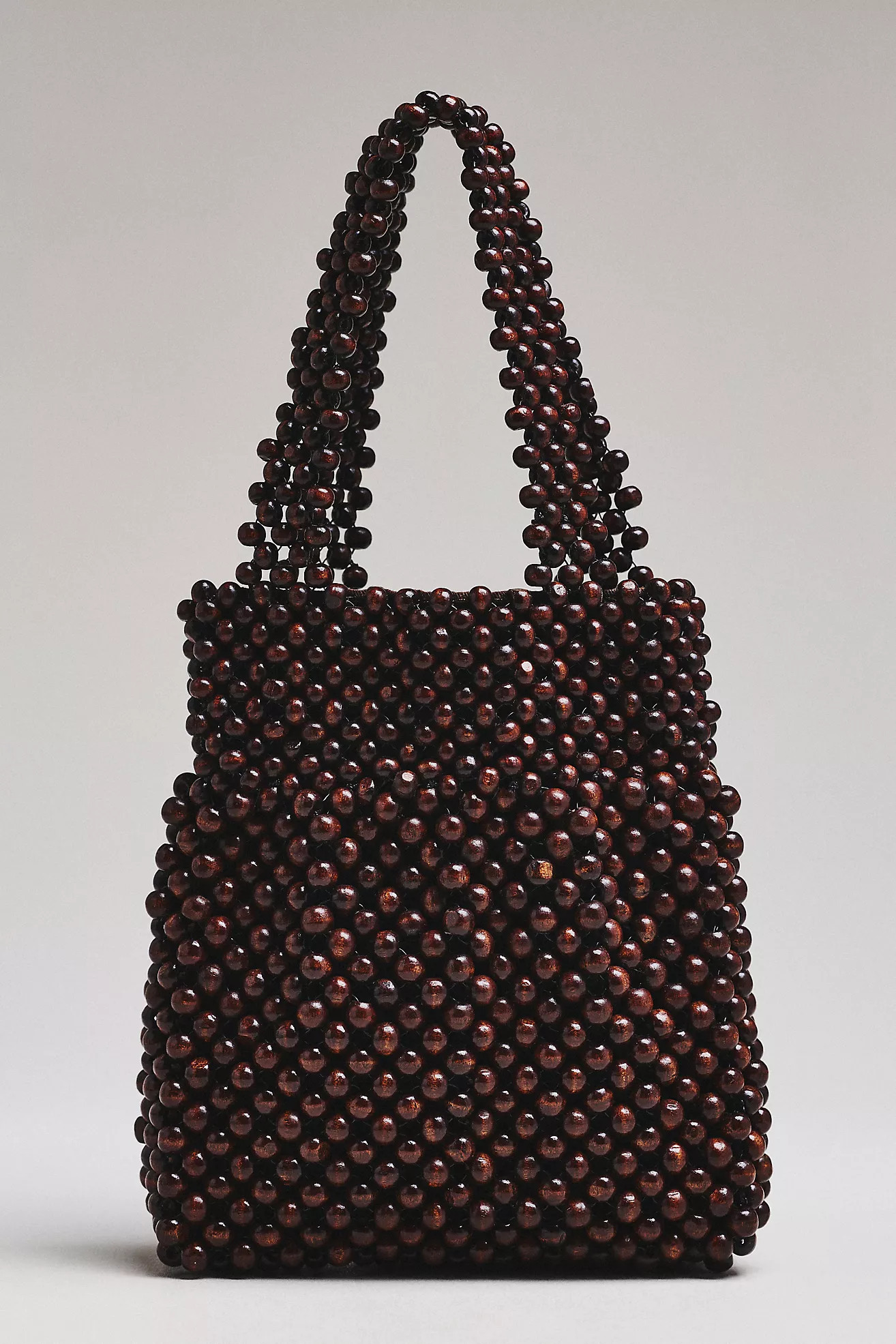 Bembien Maris Wood Beaded Hand Bag | Anthropologie (US)