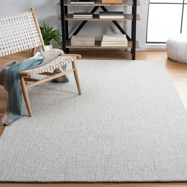 Abstract Hand Tufted Wool Rug | Wayfair North America