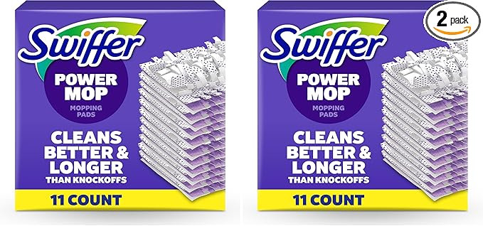 Swiffer PowerMop Multi-Surface Mopping Pad Refills,Made by Swiffer,for Floor Cleaning,11 Count (P... | Amazon (US)