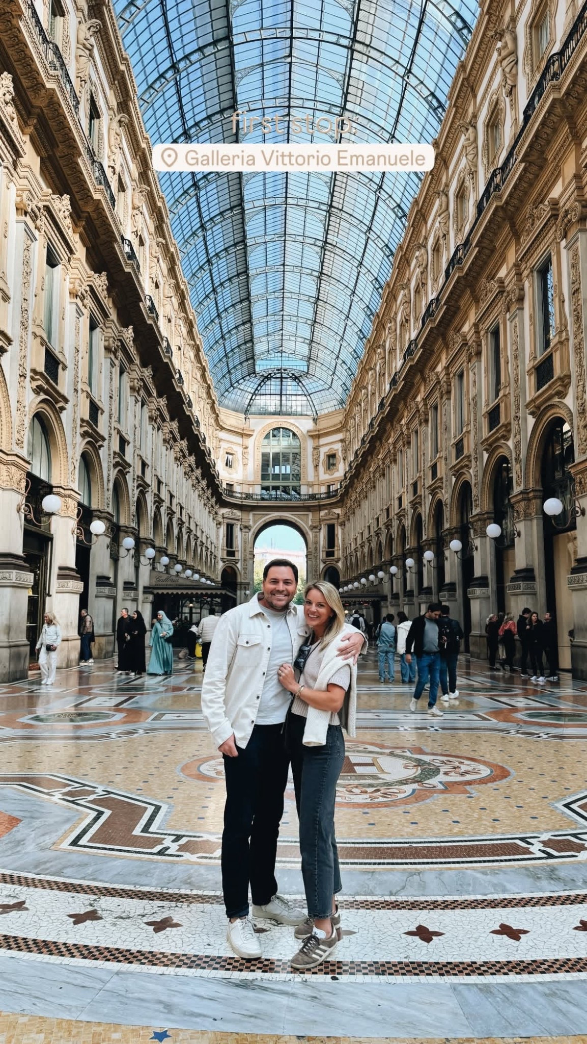 Exploring Milan outfit 
-small short sleeve sweater, tts
-sized up 1 to a medium in long sleeve sweater 
-26R jeans, tts
-sized down 1 full size in sneakers 

#LTKTravel #LTKStyleTip