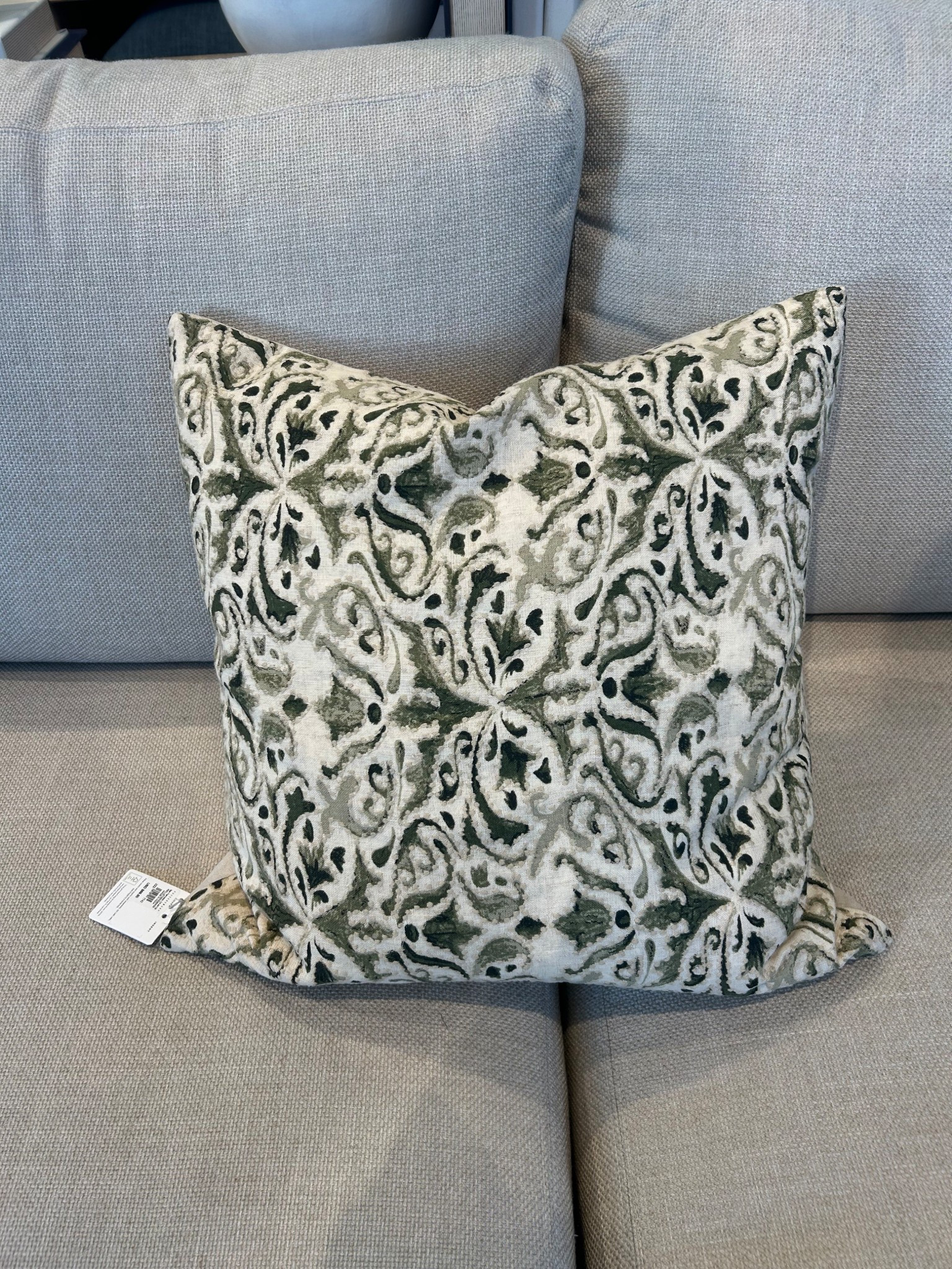This green patterned pillow is perfect for adding a little something to a couch or chair!

#LTKHome #LTKFindsUnder100