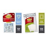 Command Hooks, 6 Hooks, 8 Strips, Medium (17065CLR-6ES) with Command Picture Hanging Strips, Decorat | Amazon (US)