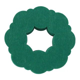 Green Felt Christmas Wreath, 18ct. by Creatology™ | Michaels | Michaels Stores