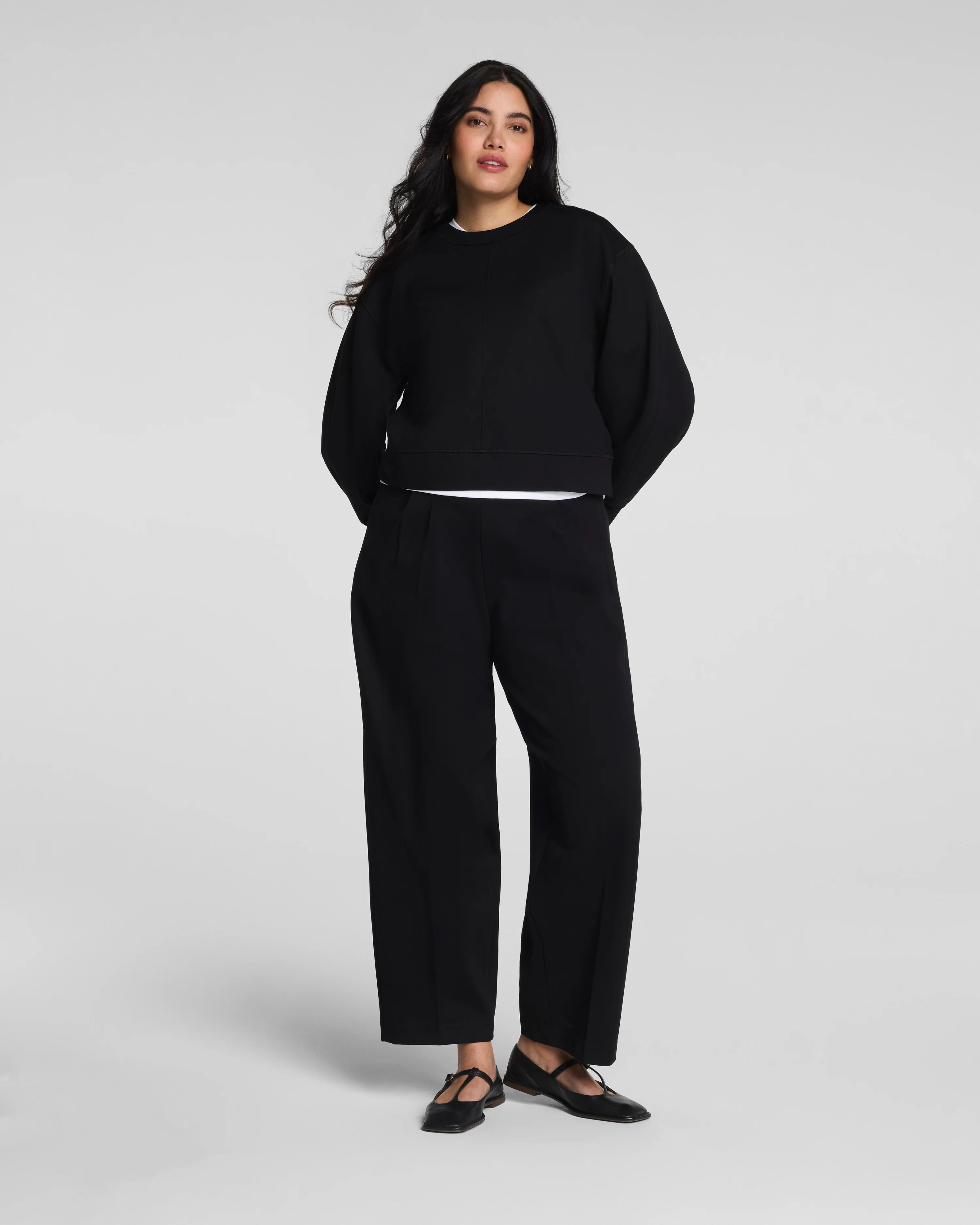 SPANX® Ponte Pleated Tapered Pant | Spanx