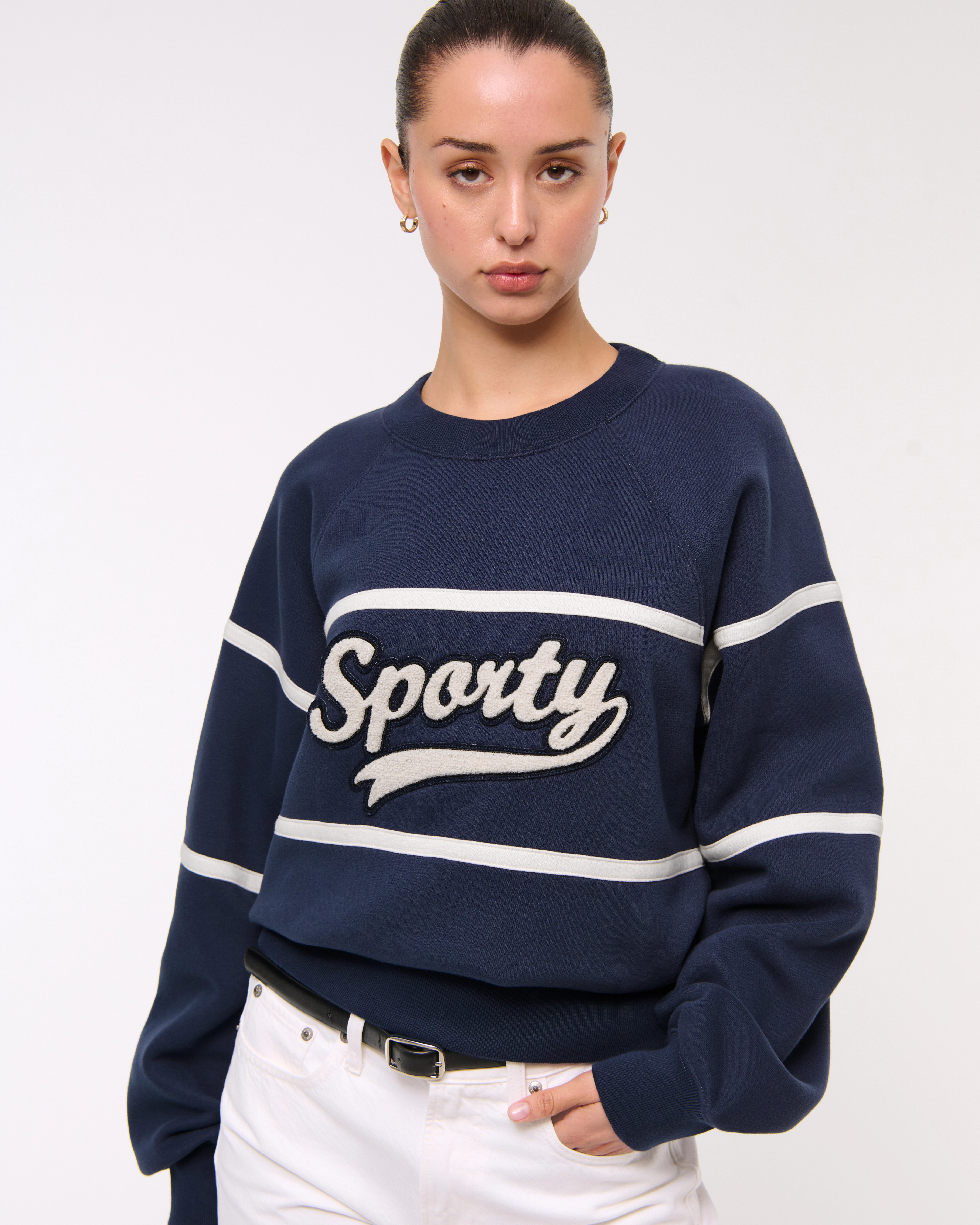 Sporty Graphic Crew | Abercrombie & Fitch (US)