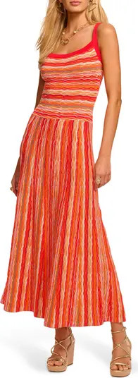 Madelyne Sleeveless Cotton Blend Knit Maxi Dress | Nordstrom