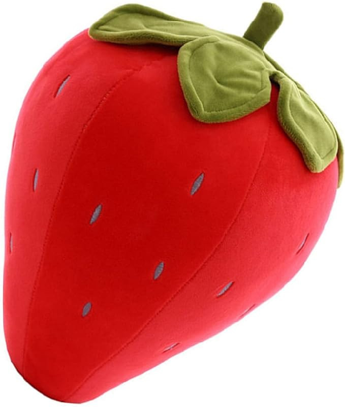 Cute Fruit Kids Pillow Stuffed Strawberry Plush Pillows Super Soft Girls Pillows Cushion Seat for... | Amazon (US)